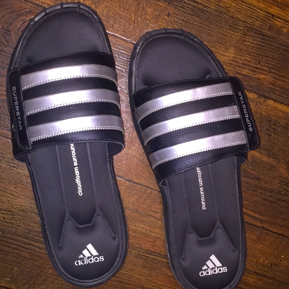 Adidas cloudfoam slides